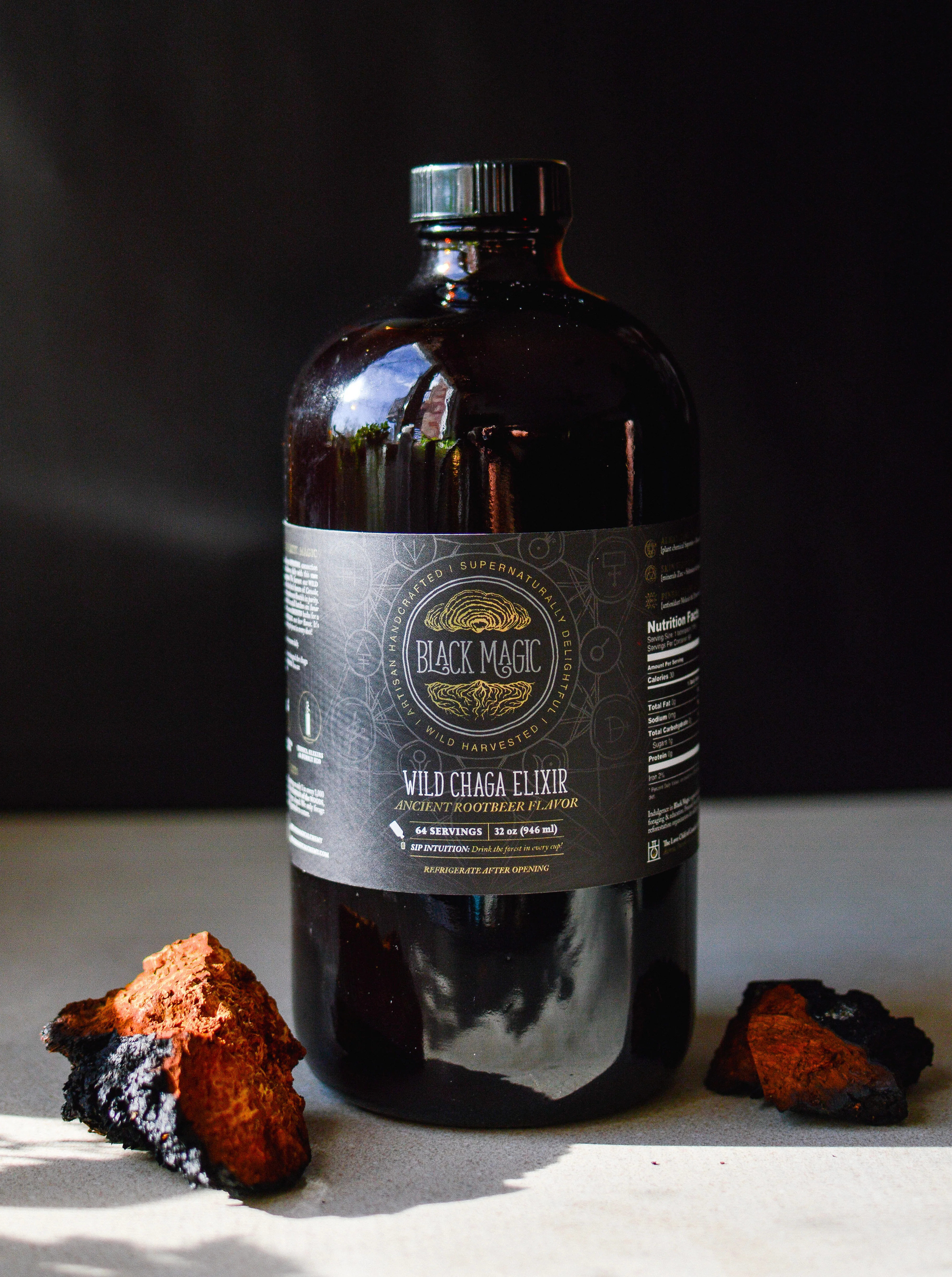 Wild Harvested Chaga Mushroom Rootbeer Elixir - Image 11