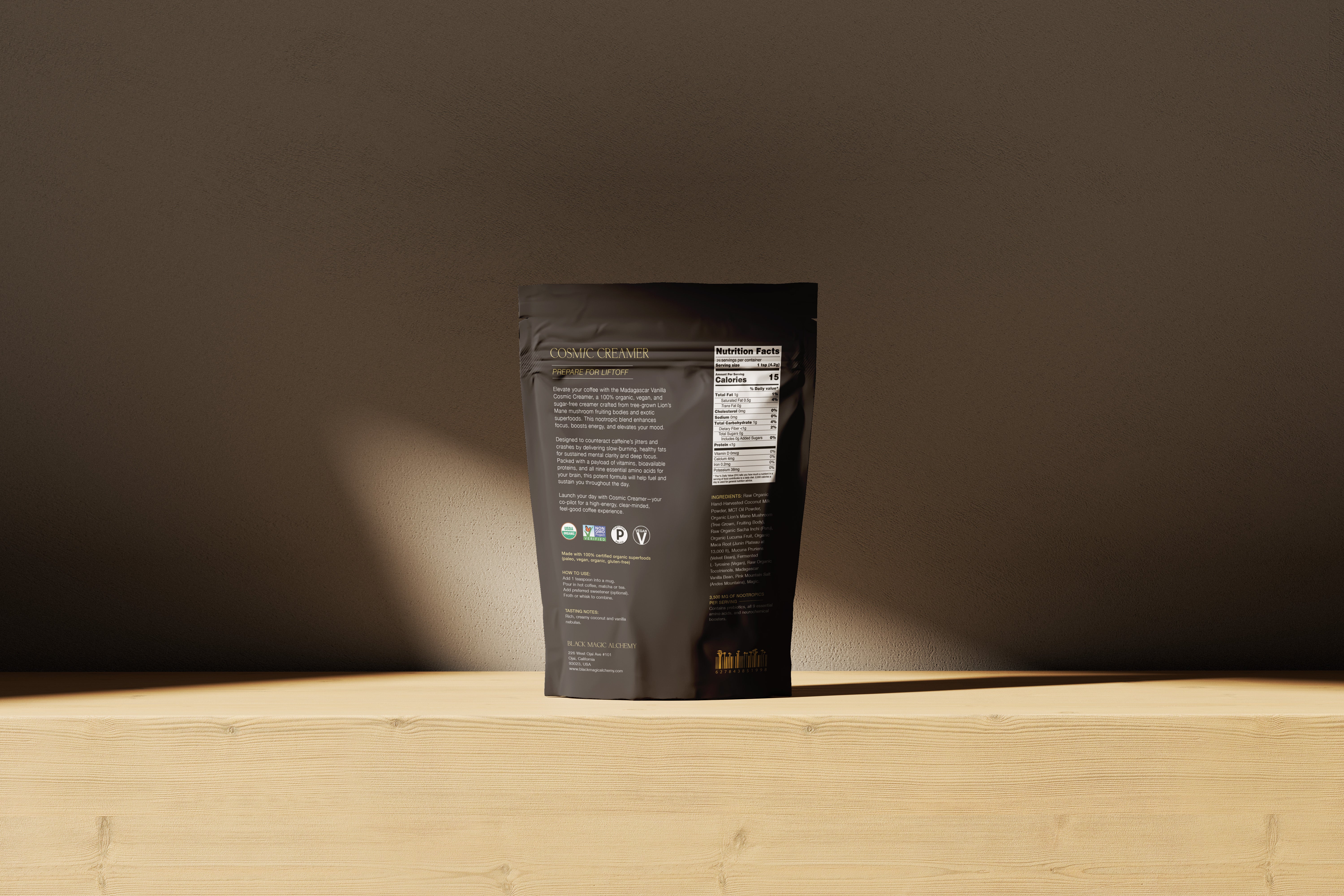 Cosmic Creamer: Lion's Mane Mushroom - Madagascar Vanilla - Image 9