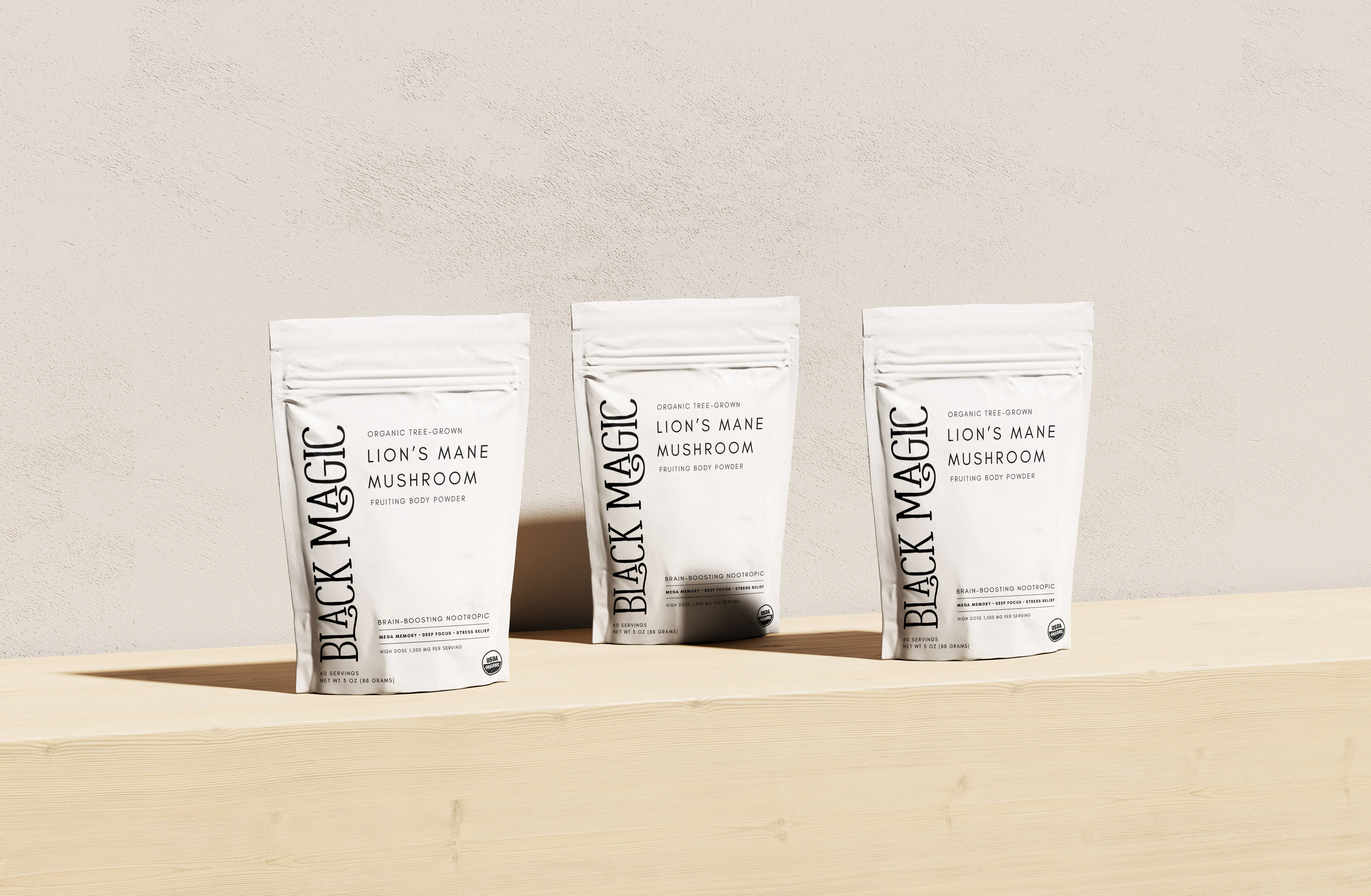 Lion's Mane Mushroom Powder | 100% Certified Organic, Tree-Grown, Fruiting Body Extract - Image 5